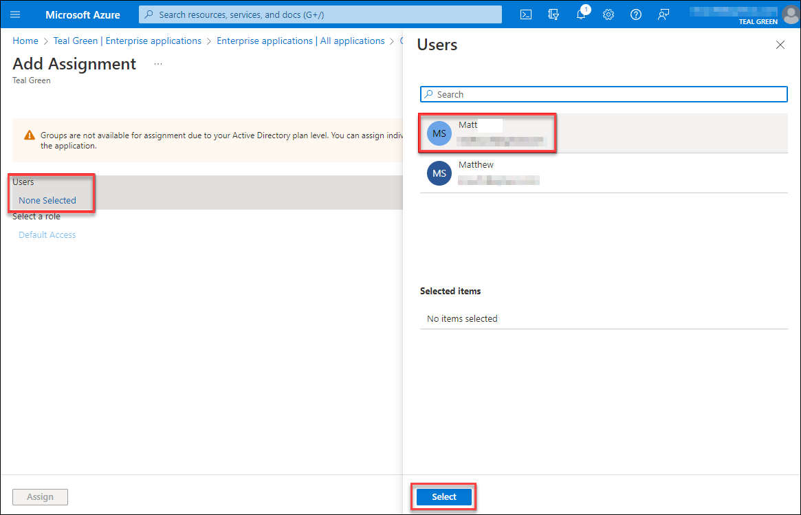 Add users Add users to application dialog