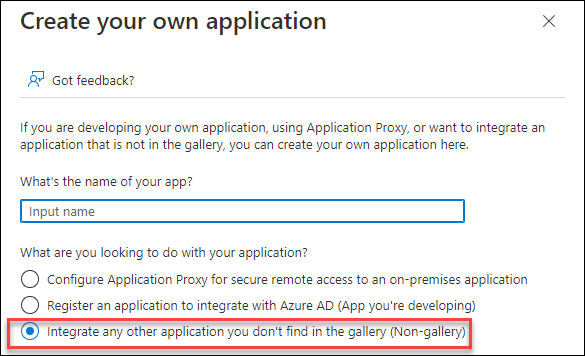 Create your application Create your own application dialog