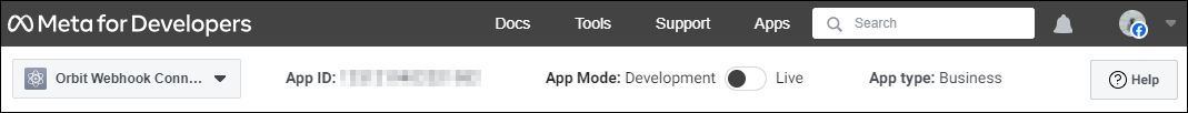 Webhook Connector Shell Orbit Webhook Connector app shell