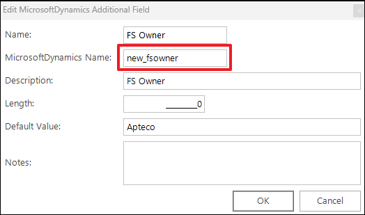 Dynamics name Dynamics name