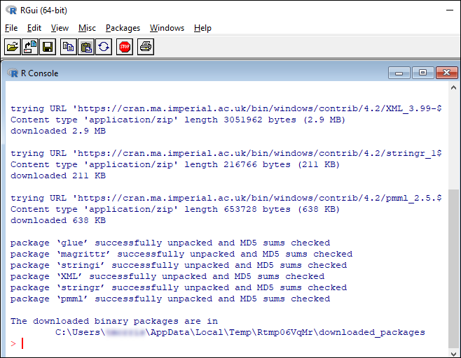 Binary packages Binary packages