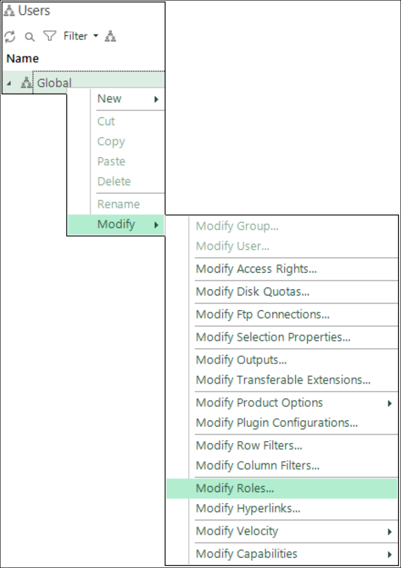 FastStats User Modify Outputs to restrict Export Options by Filetype FastStats User Modify Outputs to restrict Export Options by Filetype