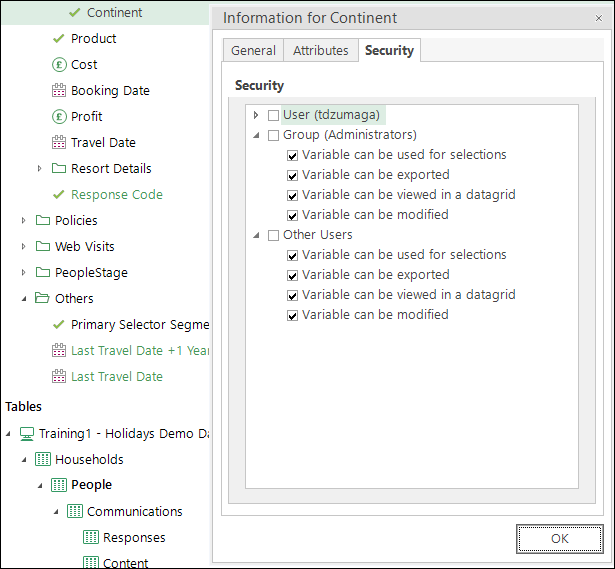 FastStats System Explorer Variable Properties FastStats System Explorer Variable Properties