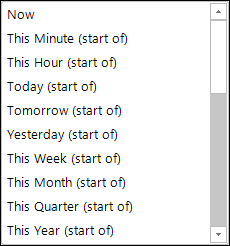 Relative options Relative options