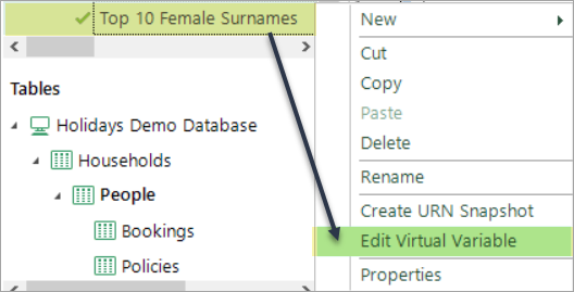 Edit Virtual Variable