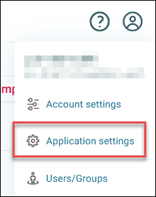 Application settings