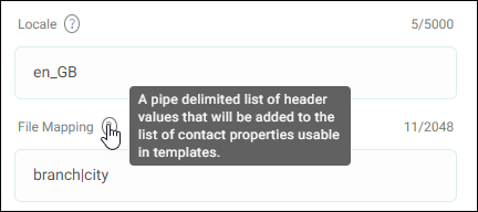 Pipe Delimited List