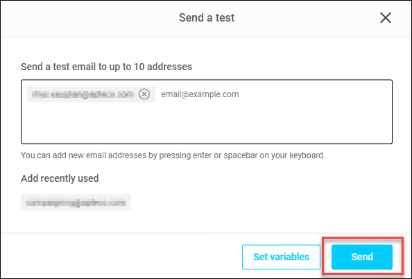 Add Email Addresses