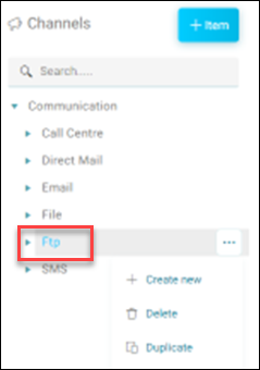 Channels FTP
