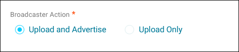 Broadcaster option
