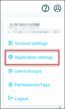 Application settings
