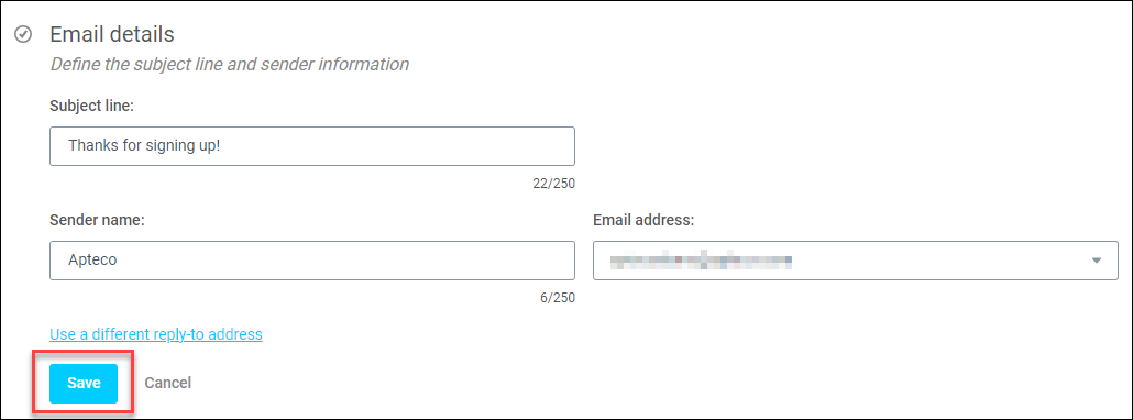 Email Details