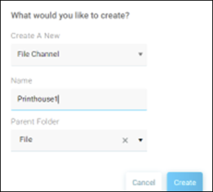 File dropdown