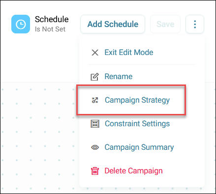 Campaign strategy