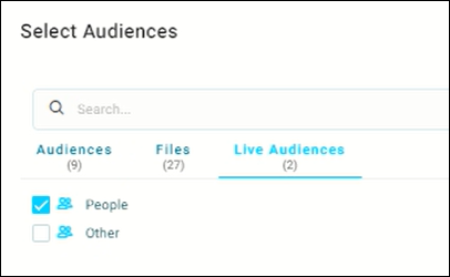 Live audiences