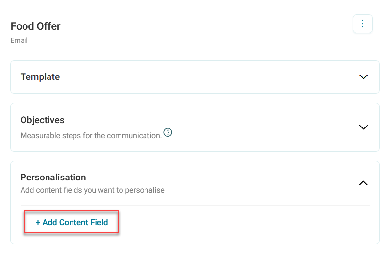 Add content field