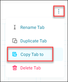 Copy tab