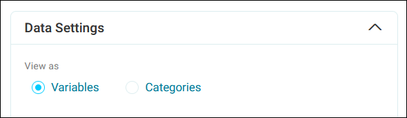 Variables or categories