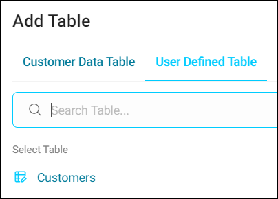 Add table