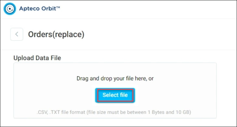Select file
