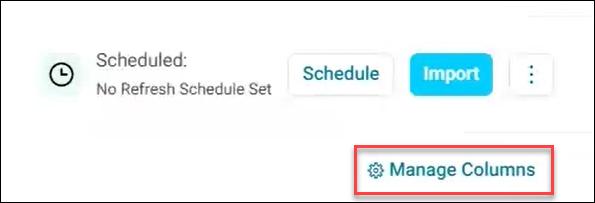 Manage columns
