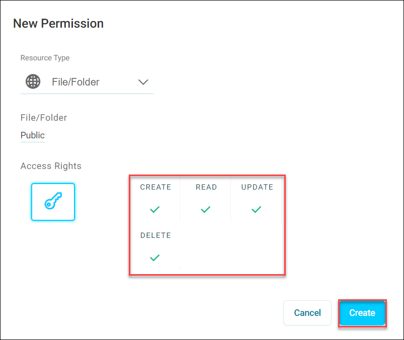 Create permission