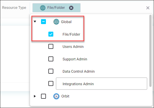 Global file folder