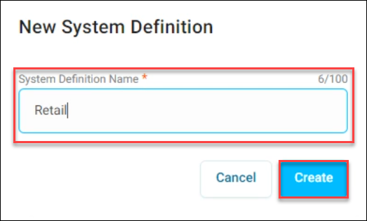 New system definition