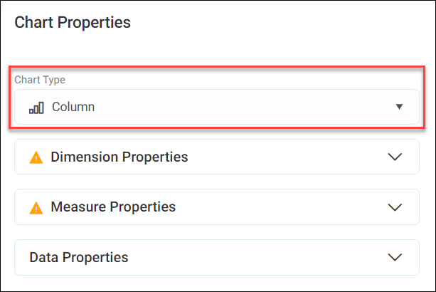 Chart properties