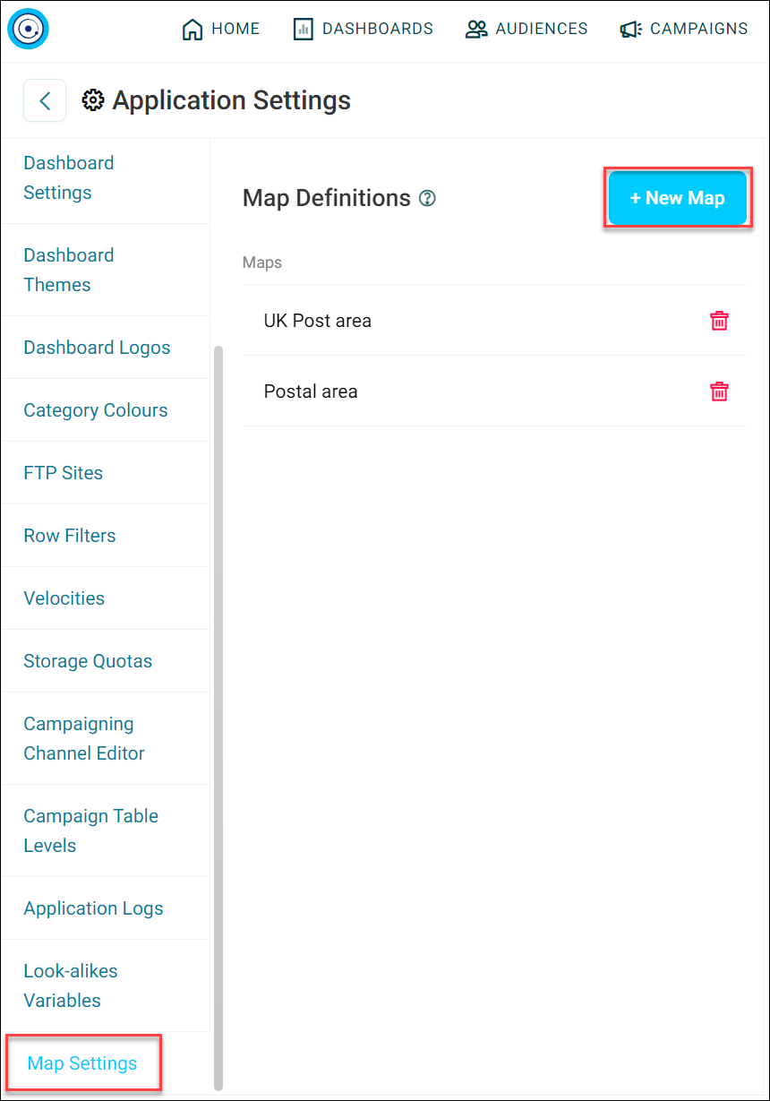 New map