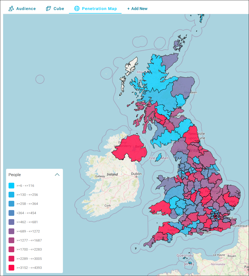 Audience workbook maps