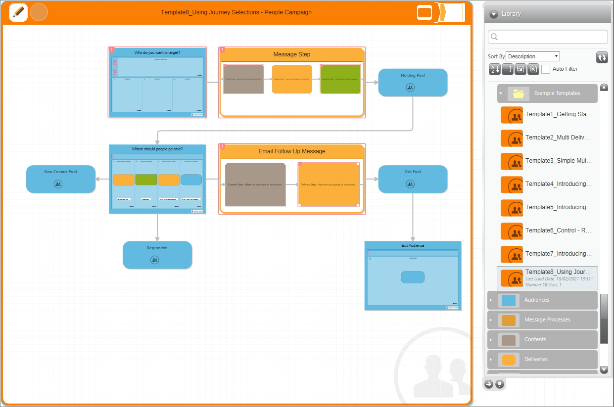 Example Template 8 Journey Selections Example Template 8 Journey Selections