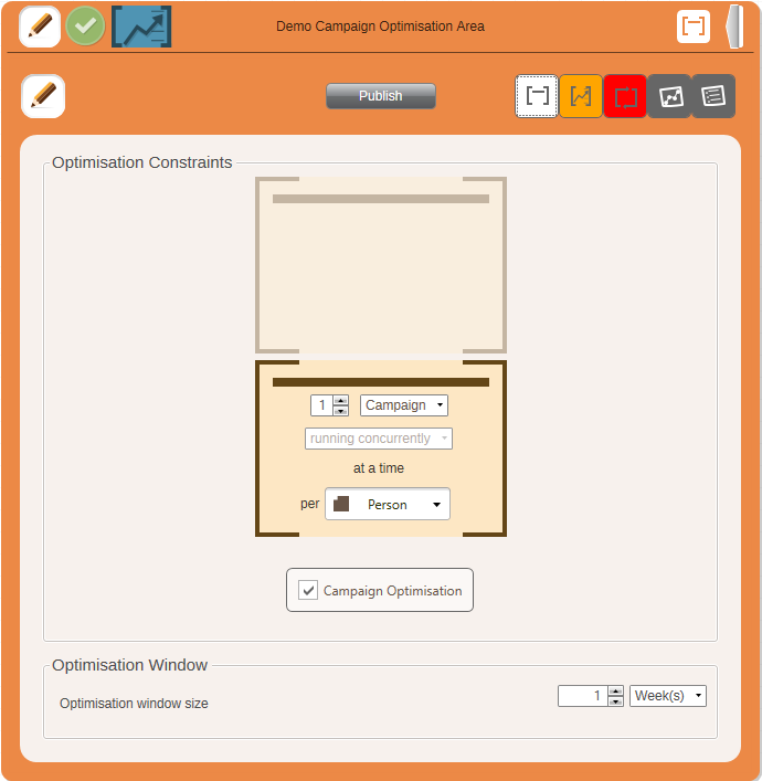 Criteria view button Criteria view button
