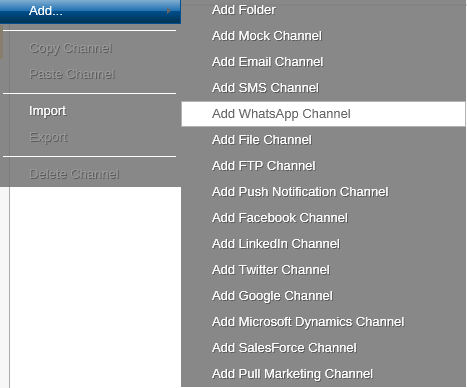 Channel Editor Channel Editor