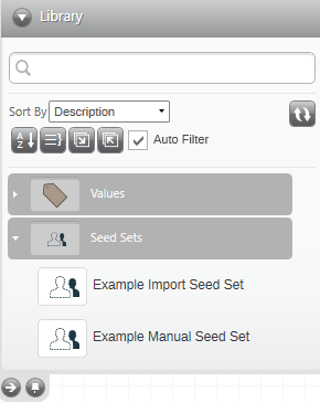 Library Seed Sets Library Seed Sets