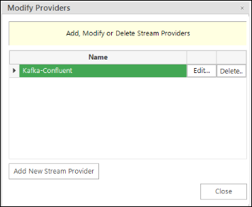 Modify providers Modify providers