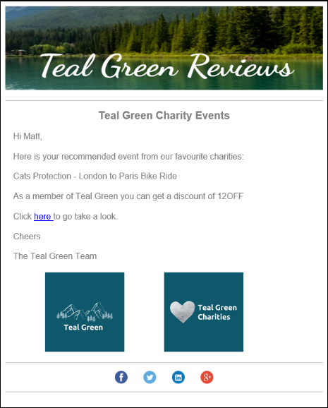 Teal Green charity reviews Teal Green charity reviews