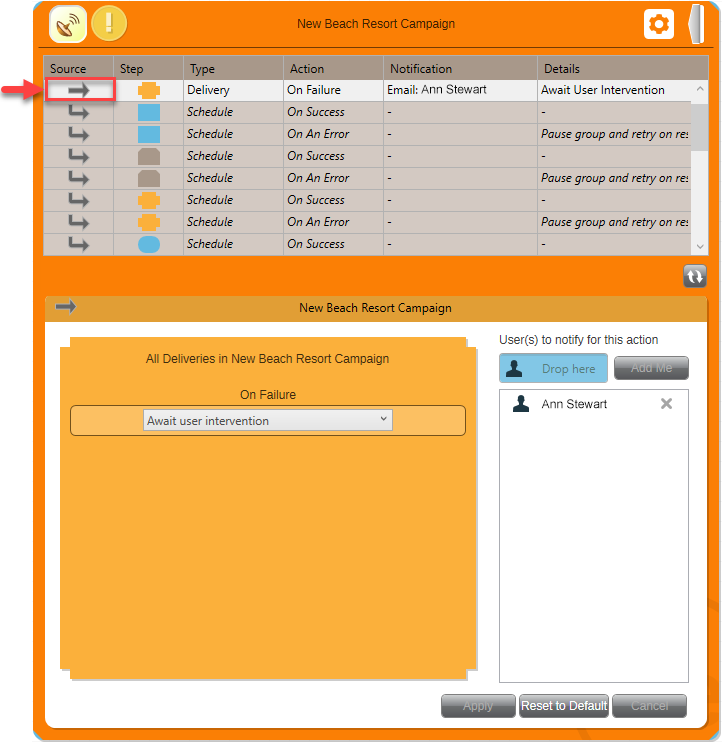 Settings View Override Applied Settings View Override Applied