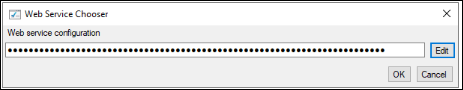 Web service chooser